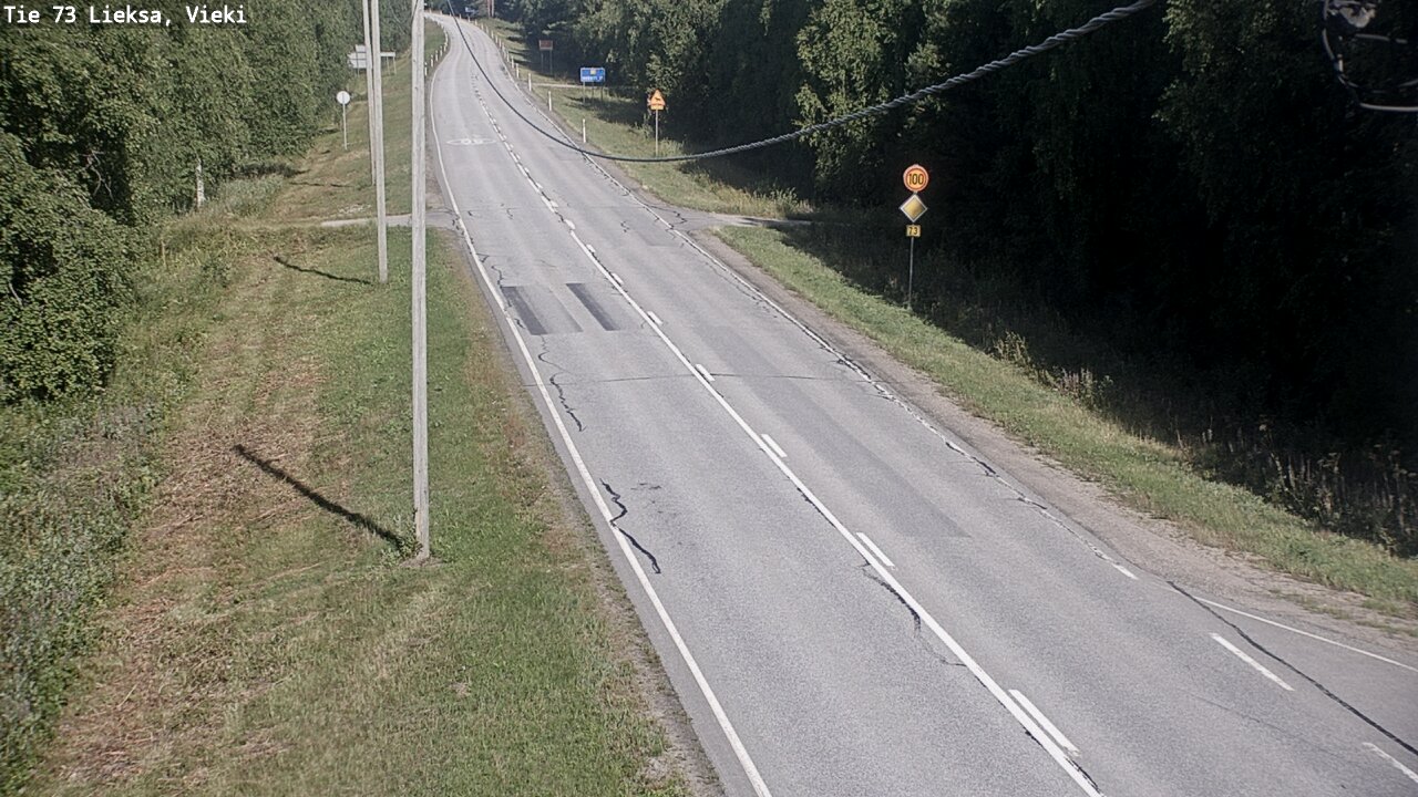Weather Camera Image Väg 73 Lieksa, Vieki, Lieksa, Pohjois-Karjala