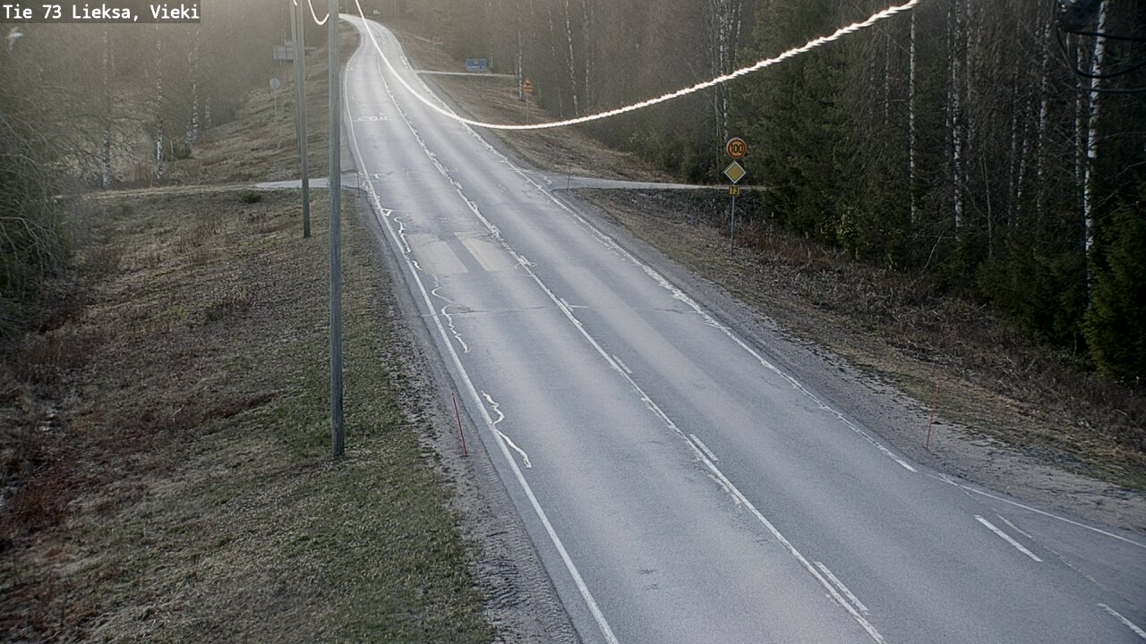 Kelikamerat Kuva Tie 73 Lieksa; Vieki, Lieksa, Pohjois-Karjala