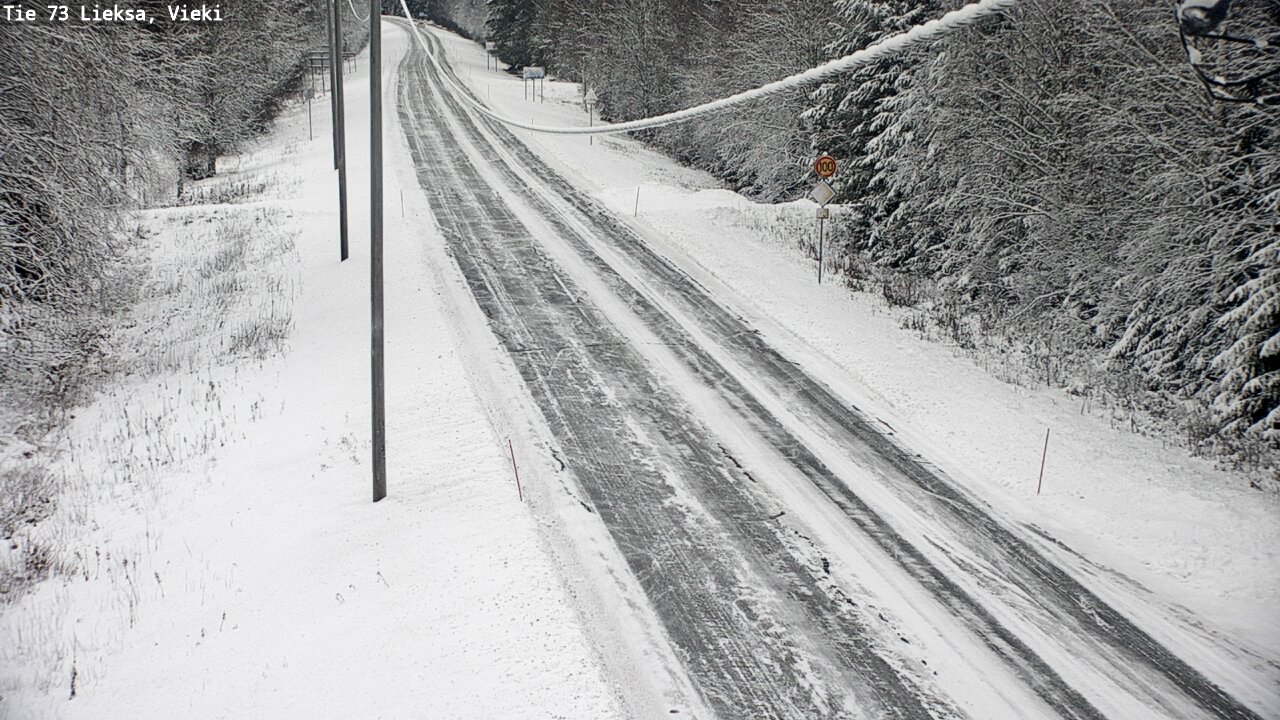 Kelikamerat Kuva Tie 73 Lieksa; Vieki, Lieksa, Pohjois-Karjala