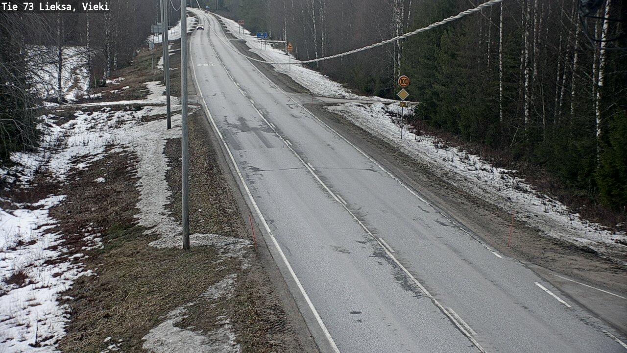 Kelikamerat Kuva Tie 73 Lieksa; Vieki, Lieksa, Pohjois-Karjala