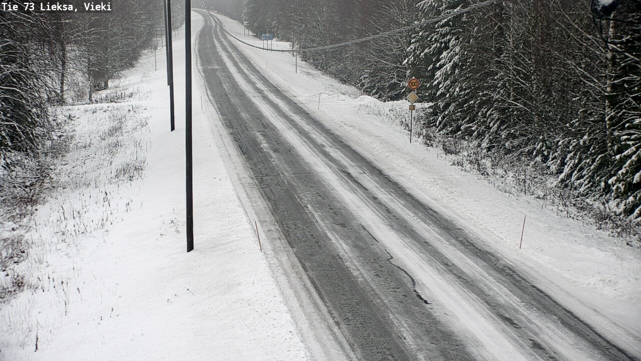 Weather Camera Image Road 73 Lieksa, Vieki, Lieksa, Pohjois-Karjala