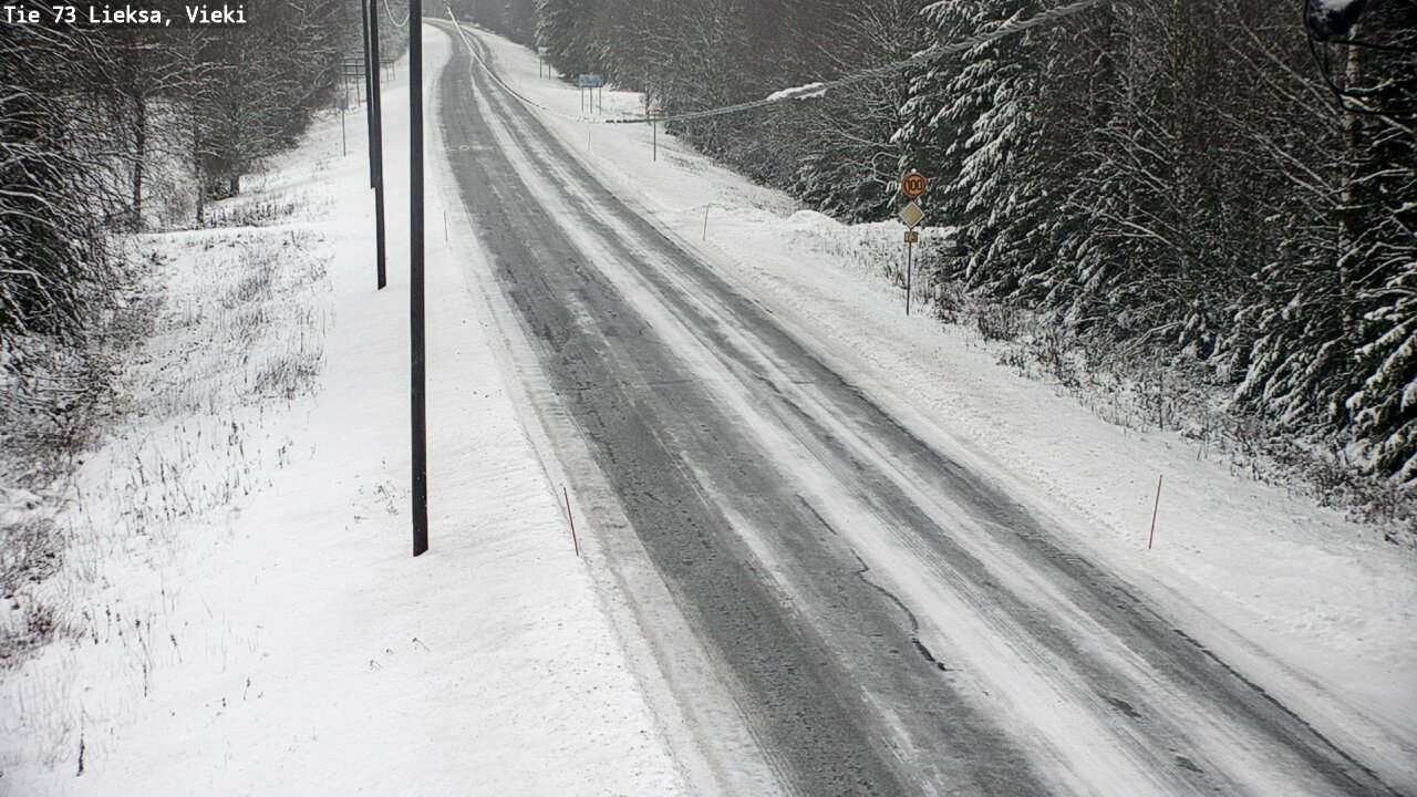 Weather Camera Image Road 73 Lieksa, Vieki, Lieksa, Pohjois-Karjala