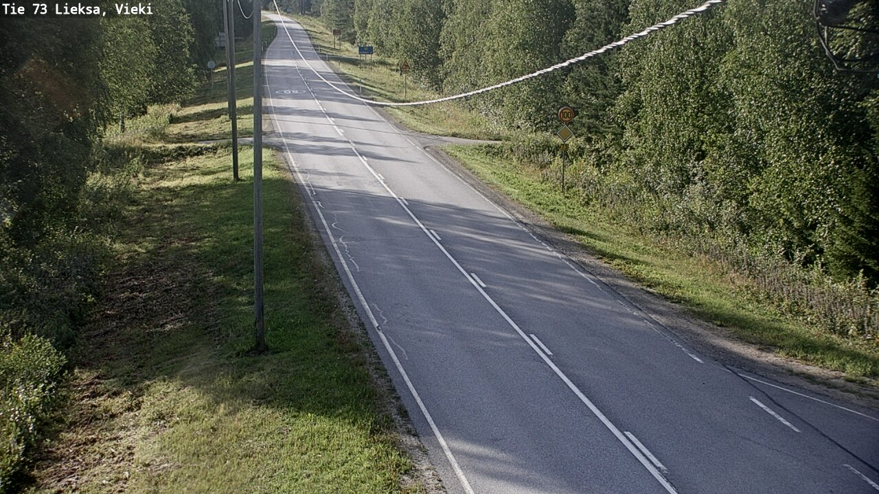 Kelikamerat Kuva Tie 73 Lieksa; Vieki, Lieksa, Pohjois-Karjala
