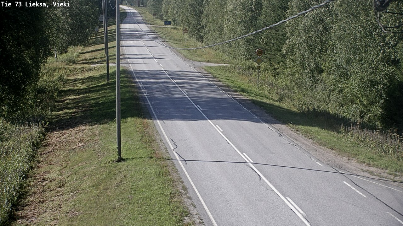 Kelikamerat Kuva Tie 73 Lieksa; Vieki, Lieksa, Pohjois-Karjala