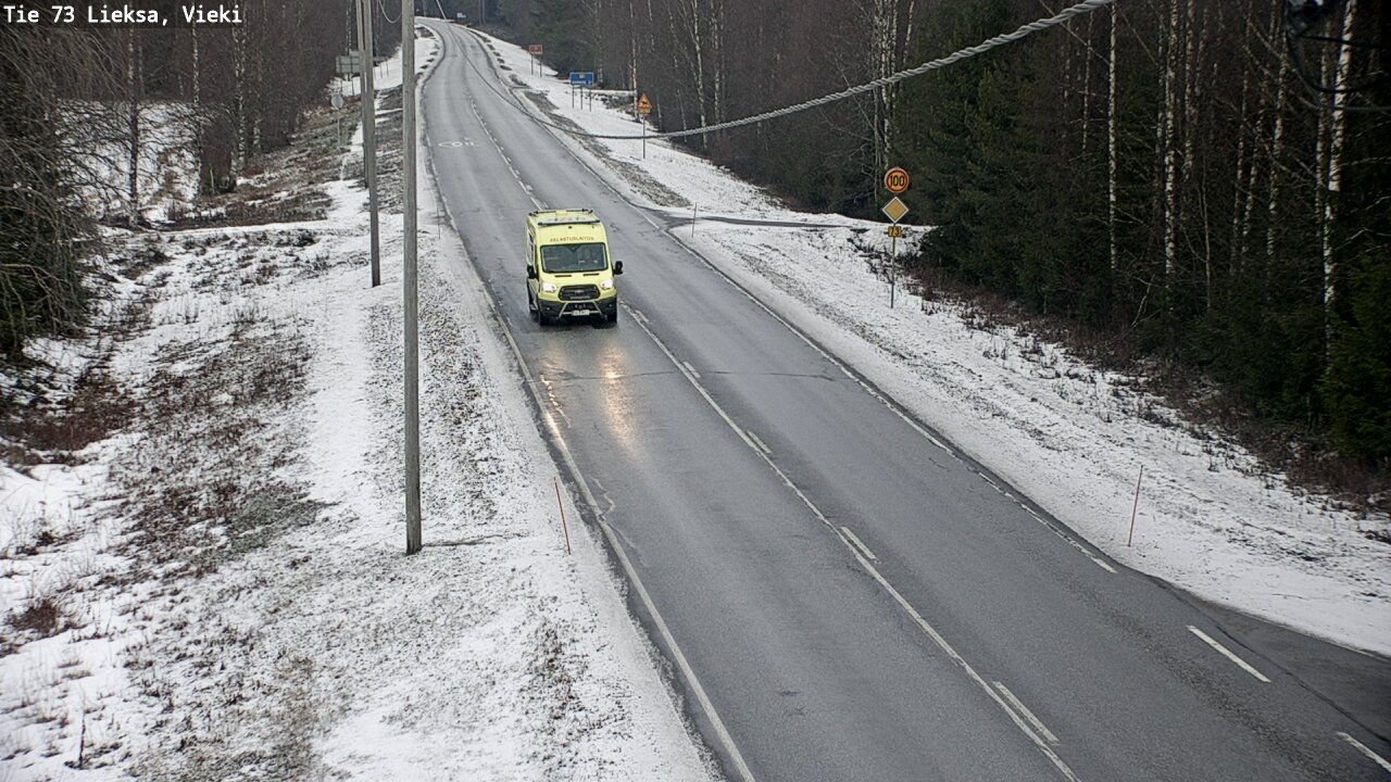 Kelikamerat Kuva Tie 73 Lieksa; Vieki, Lieksa, Pohjois-Karjala