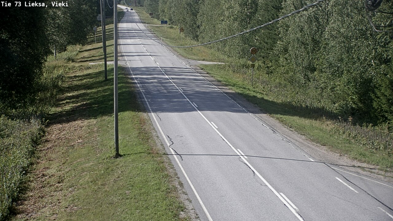 Kelikamerat Kuva Tie 73 Lieksa; Vieki, Lieksa, Pohjois-Karjala
