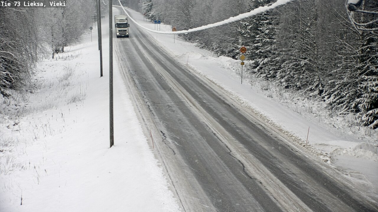 Kelikamerat Kuva Tie 73 Lieksa; Vieki, Lieksa, Pohjois-Karjala