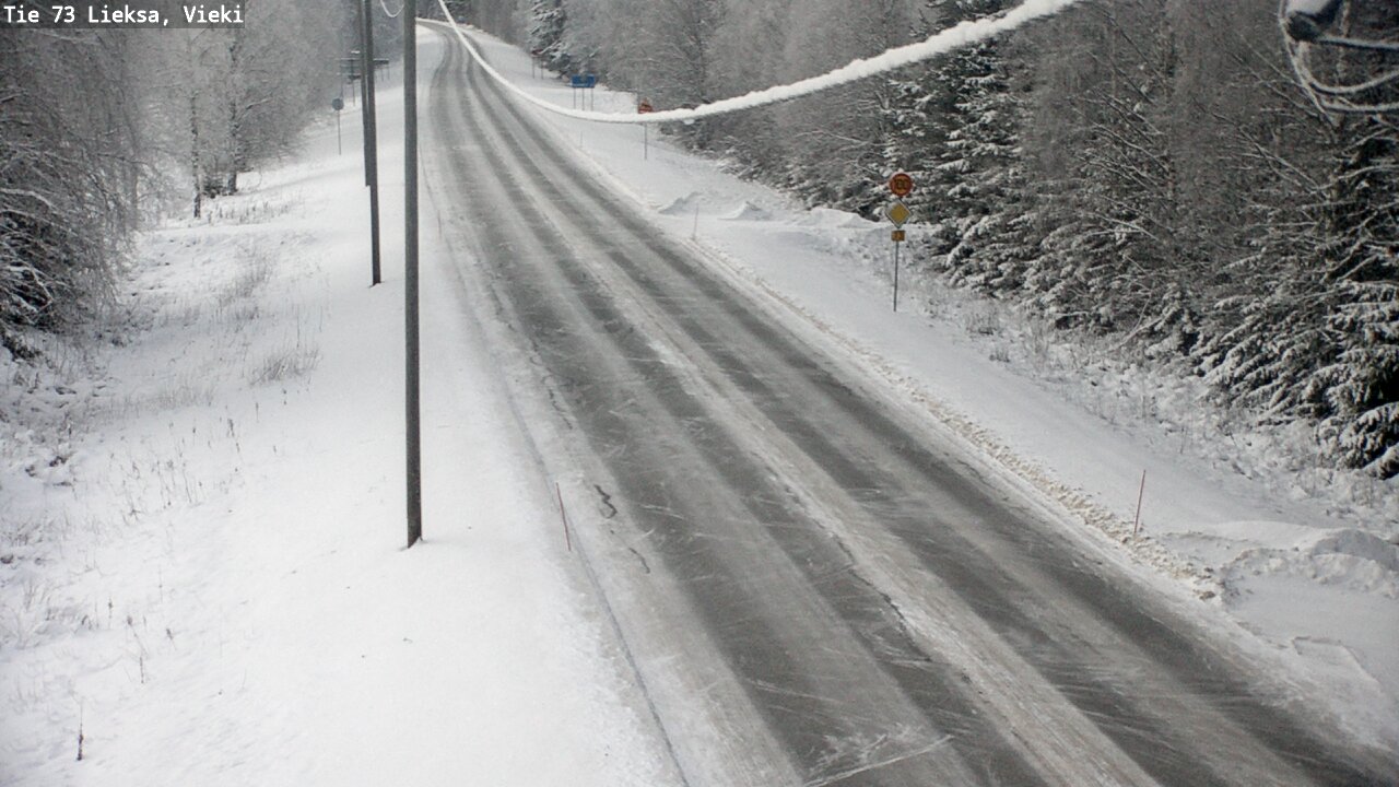 Kelikamerat Kuva Tie 73 Lieksa; Vieki, Lieksa, Pohjois-Karjala