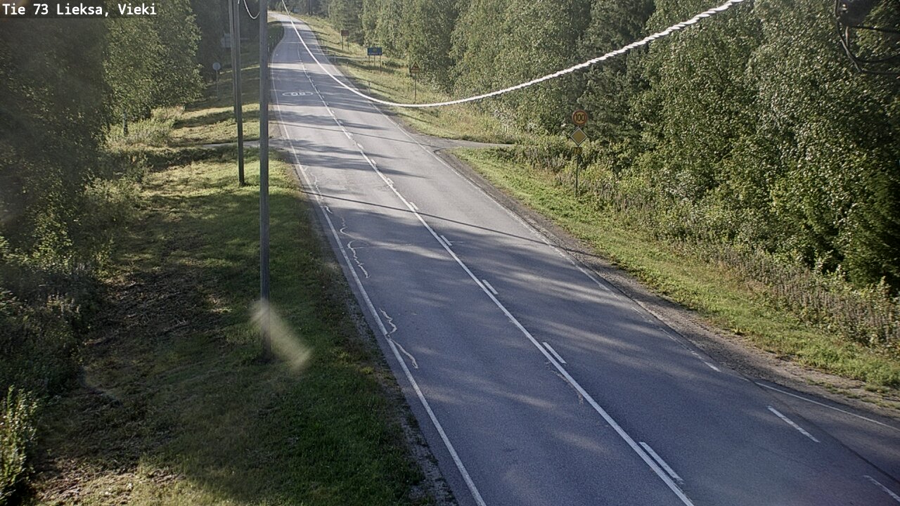 Kelikamerat Kuva Tie 73 Lieksa; Vieki, Lieksa, Pohjois-Karjala
