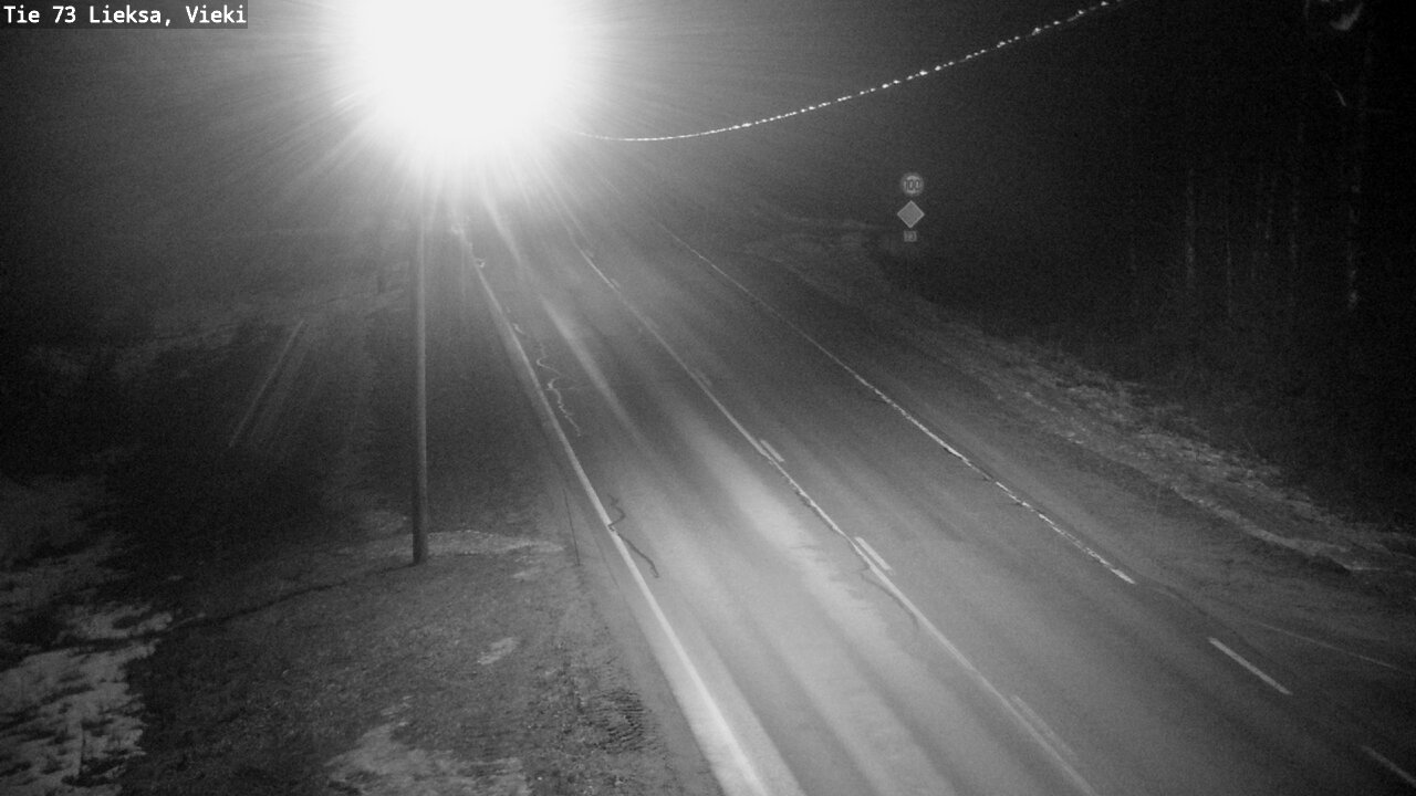 Weather Camera Image Road 73 Lieksa, Vieki, Lieksa, Pohjois-Karjala