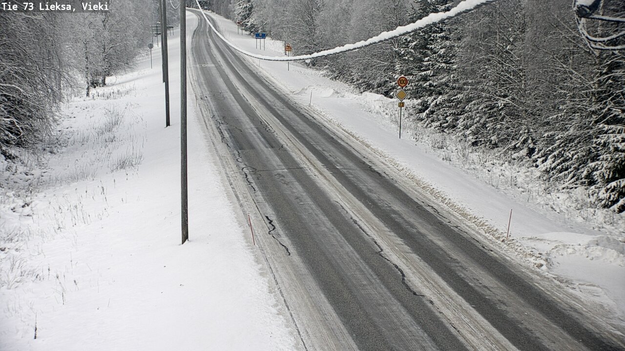 Weather Camera Image Väg 73 Lieksa, Vieki, Lieksa, Pohjois-Karjala