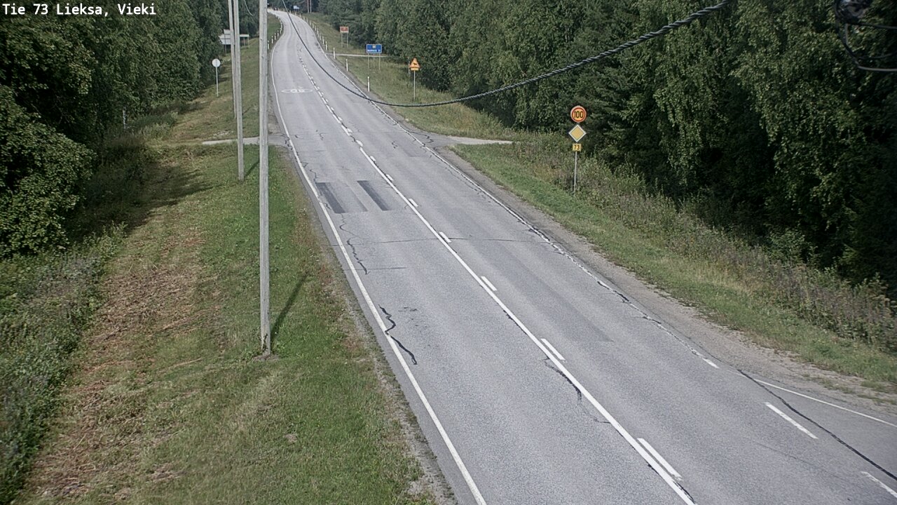 Weather Camera Image Väg 73 Lieksa, Vieki, Lieksa, Pohjois-Karjala