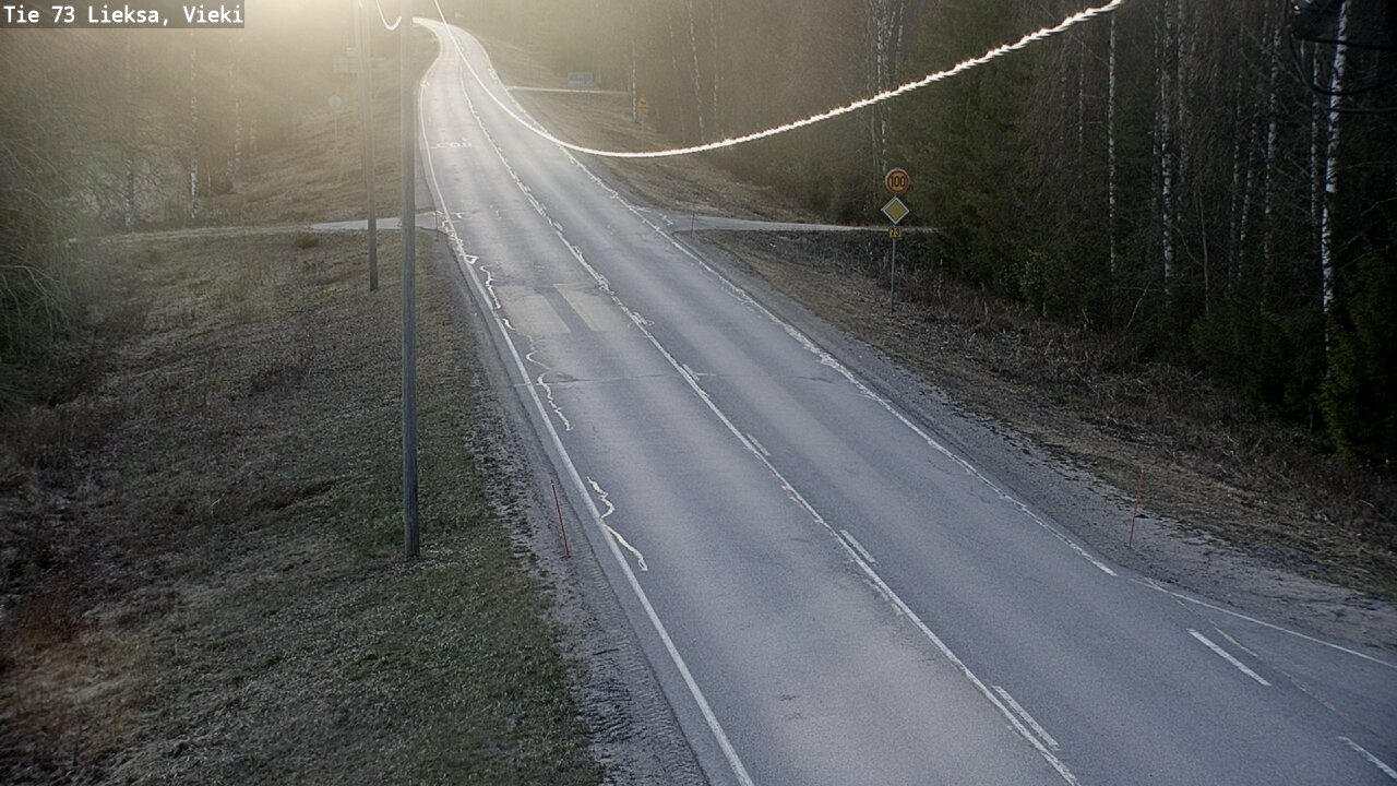Kelikamerat Kuva Tie 73 Lieksa; Vieki, Lieksa, Pohjois-Karjala
