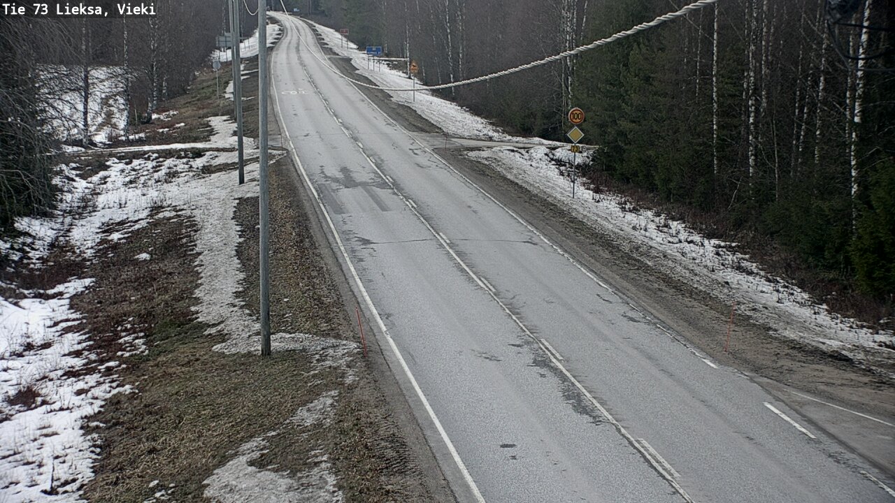 Kelikamerat Kuva Tie 73 Lieksa; Vieki, Lieksa, Pohjois-Karjala