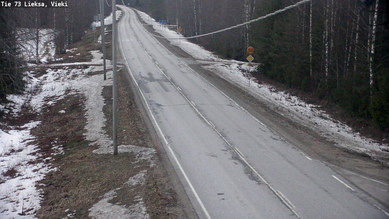 Kelikamerat Kuva Tie 73 Lieksa; Vieki, Lieksa, Pohjois-Karjala