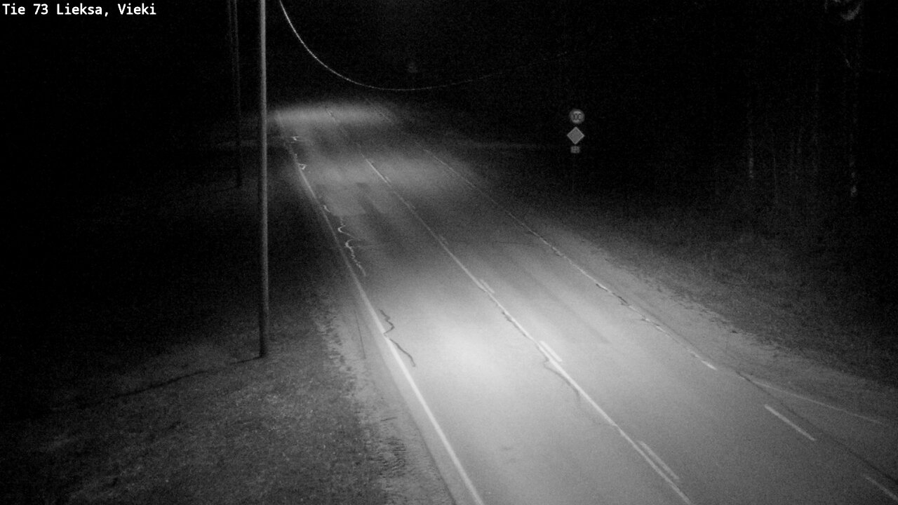 Weather Camera Image Road 73 Lieksa, Vieki, Lieksa, Pohjois-Karjala