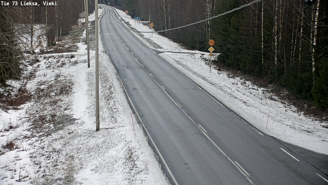 Kelikamerat Kuva Tie 73 Lieksa; Vieki, Lieksa, Pohjois-Karjala