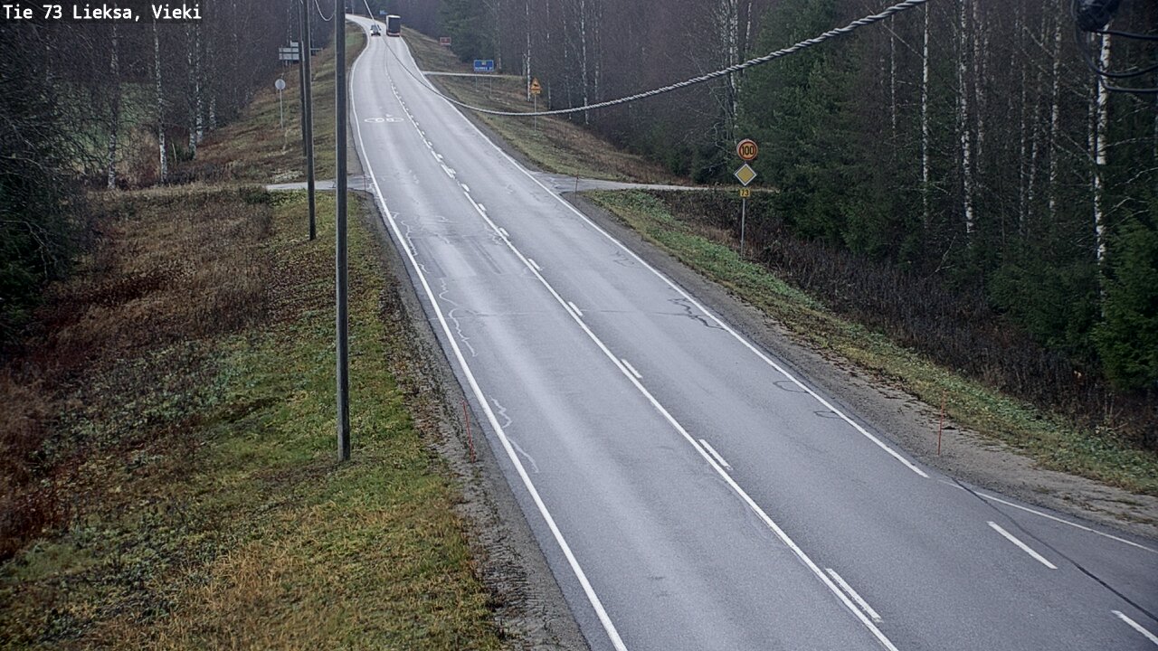 Kelikamerat Kuva Tie 73 Lieksa; Vieki, Lieksa, Pohjois-Karjala