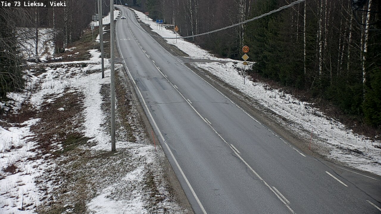 Kelikamerat Kuva Tie 73 Lieksa; Vieki, Lieksa, Pohjois-Karjala