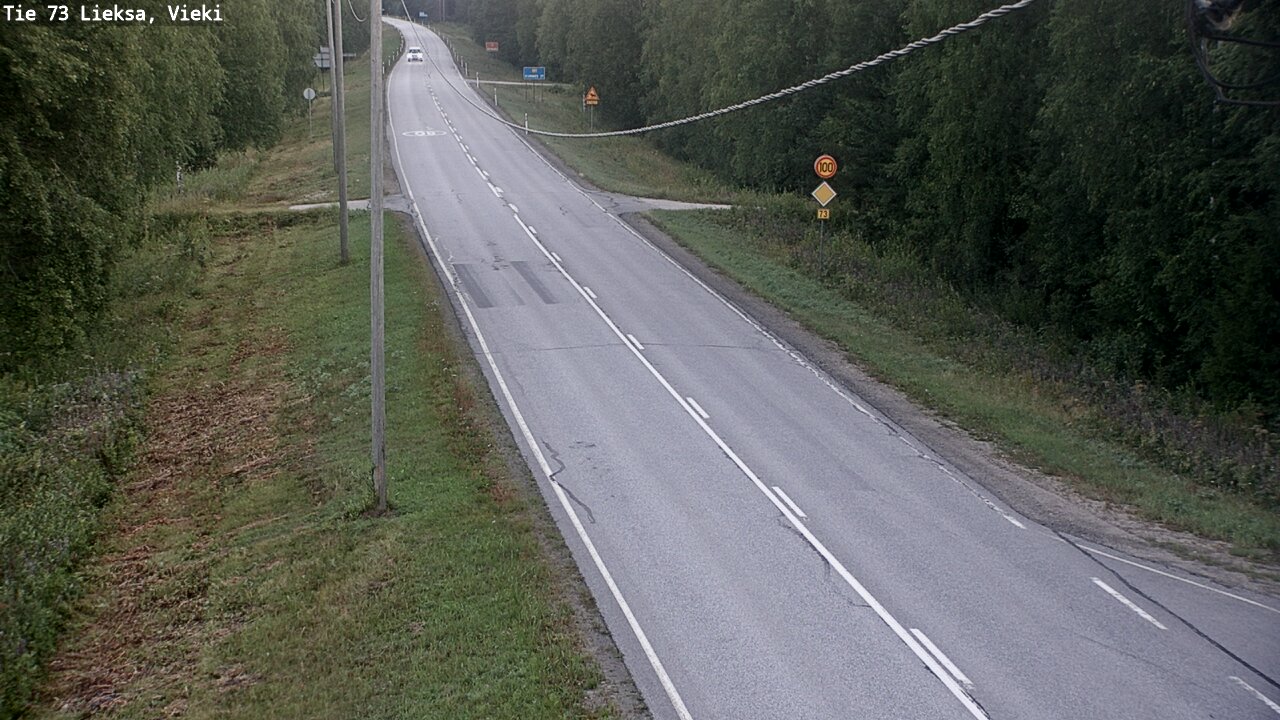 Kelikamerat Kuva Tie 73 Lieksa; Vieki, Lieksa, Pohjois-Karjala