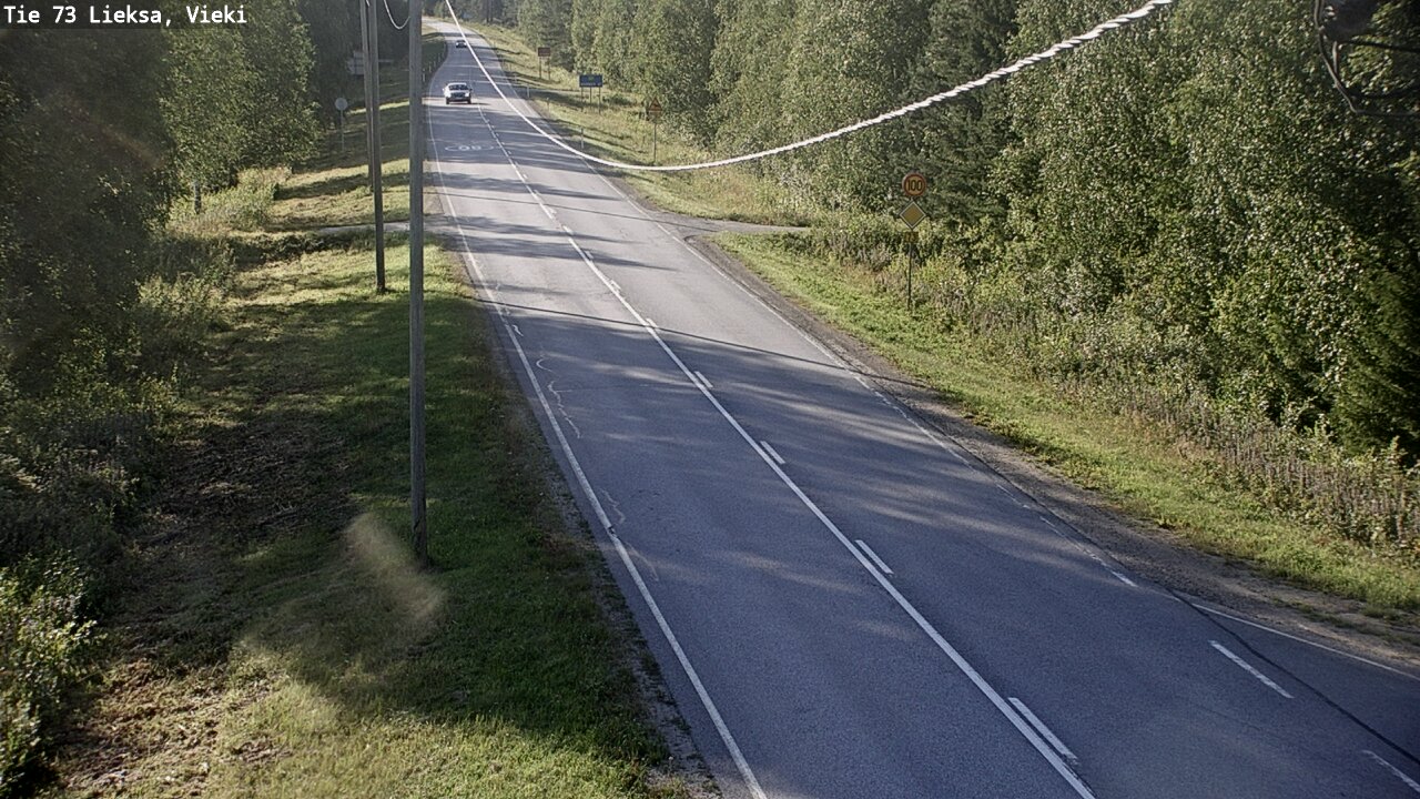Kelikamerat Kuva Tie 73 Lieksa; Vieki, Lieksa, Pohjois-Karjala