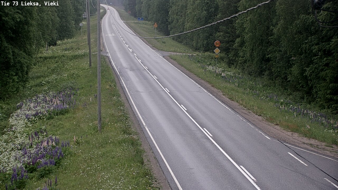 Weather Camera Image Road 73 Lieksa, Vieki, Lieksa, Pohjois-Karjala
