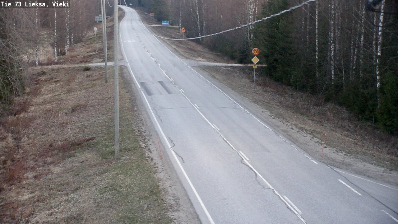 Weather Camera Image Väg 73 Lieksa, Vieki, Lieksa, Pohjois-Karjala