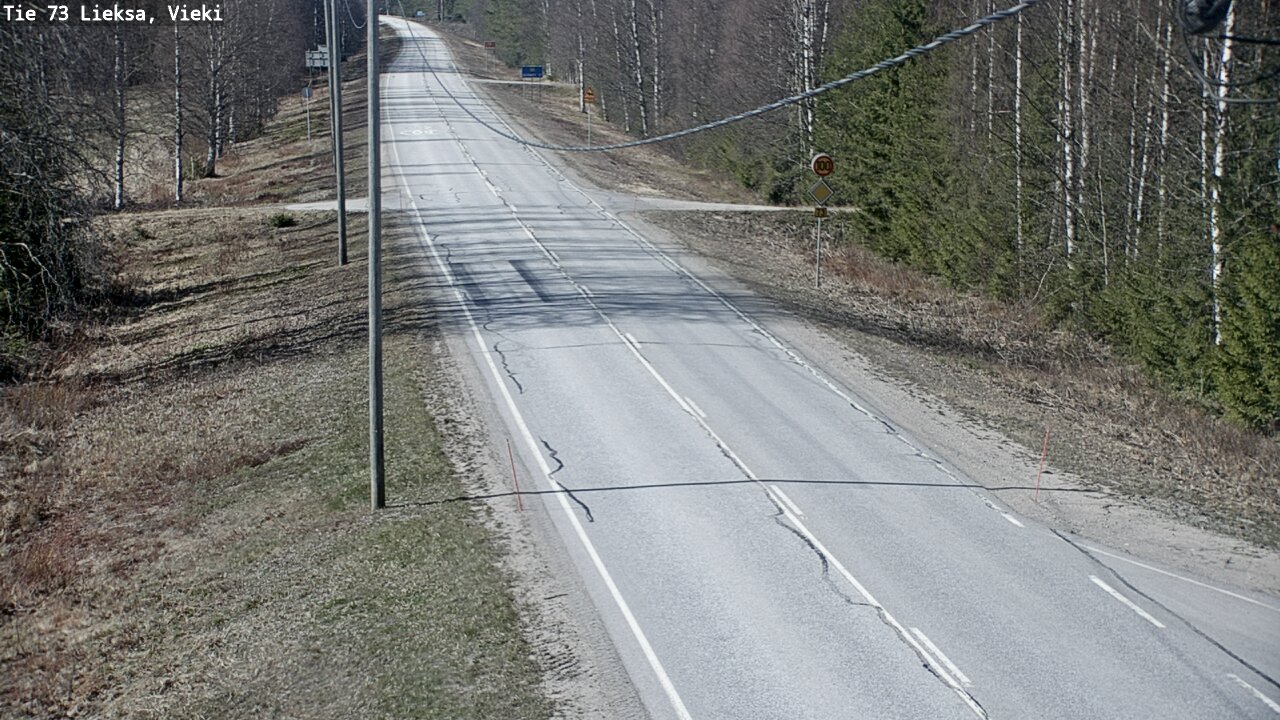 Kelikamerat Kuva Tie 73 Lieksa; Vieki, Lieksa, Pohjois-Karjala