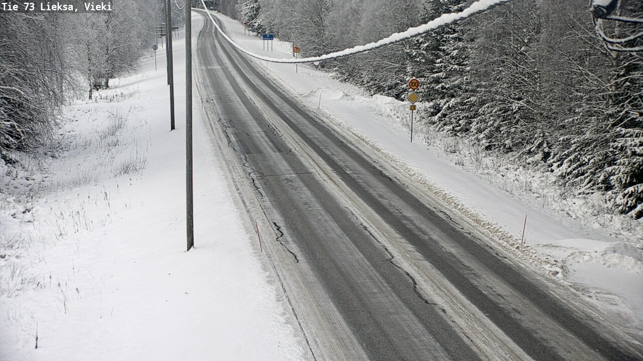 Weather Camera Image Väg 73 Lieksa, Vieki, Lieksa, Pohjois-Karjala