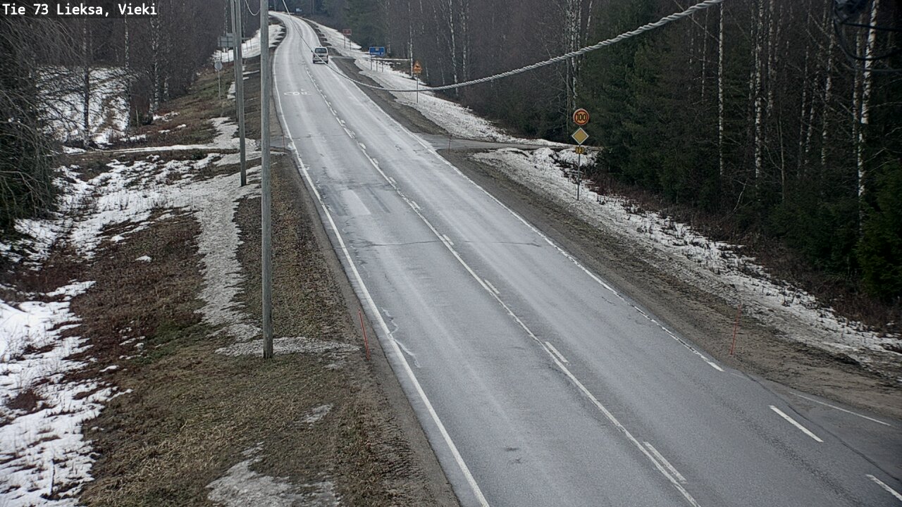 Weather Camera Image Road 73 Lieksa, Vieki, Lieksa, Pohjois-Karjala