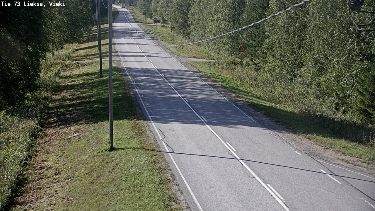 Kelikamerat Kuva Tie 73 Lieksa; Vieki, Lieksa, Pohjois-Karjala