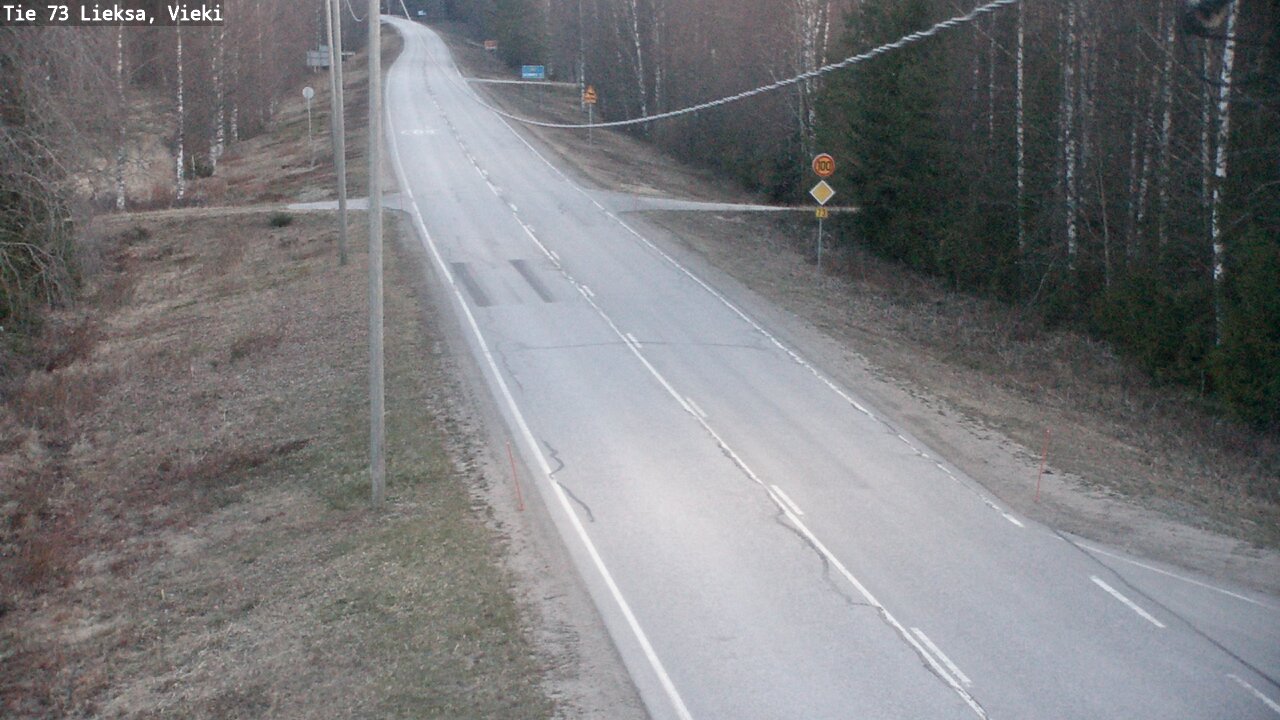 Weather Camera Image Väg 73 Lieksa, Vieki, Lieksa, Pohjois-Karjala