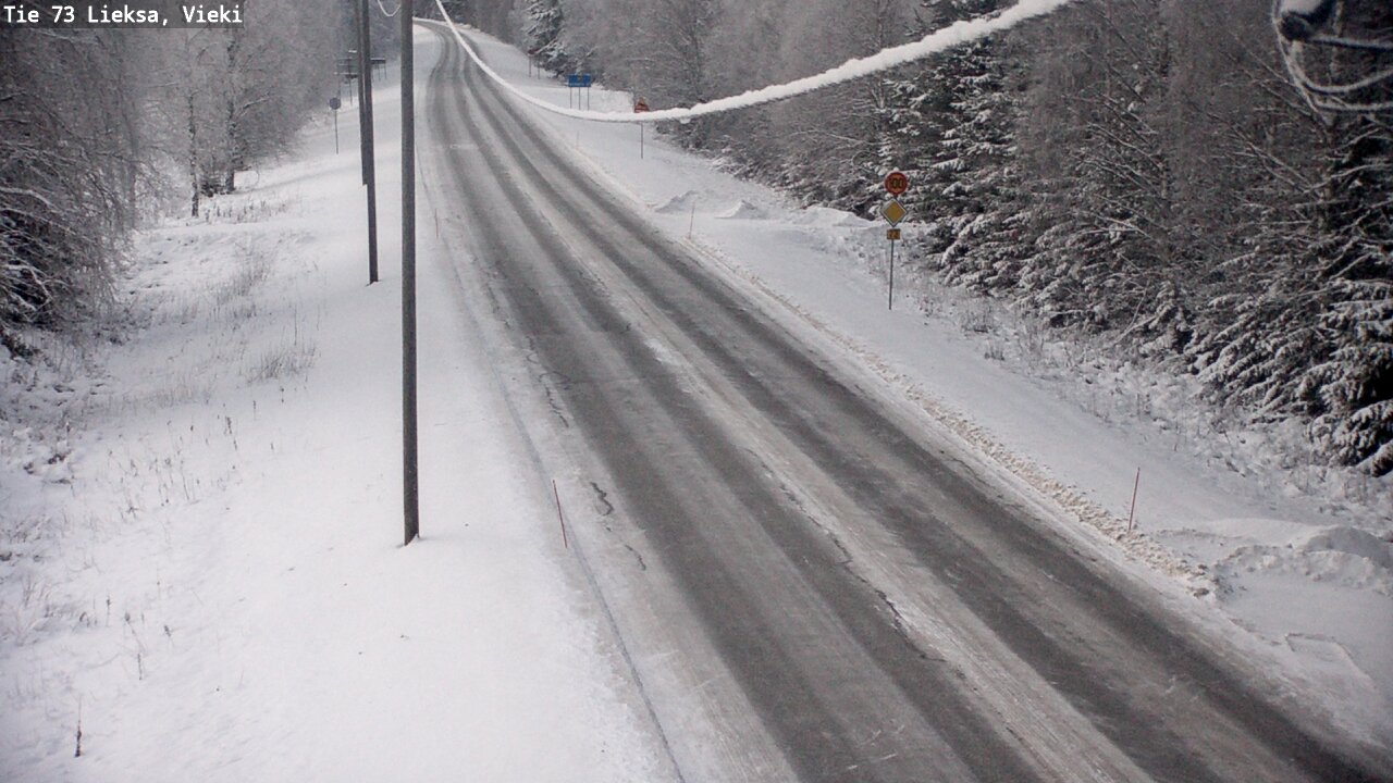 Kelikamerat Kuva Tie 73 Lieksa; Vieki, Lieksa, Pohjois-Karjala