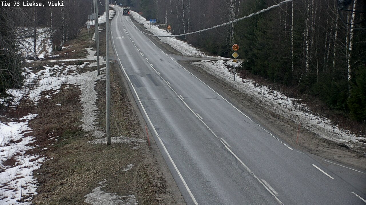 Weather Camera Image Road 73 Lieksa, Vieki, Lieksa, Pohjois-Karjala