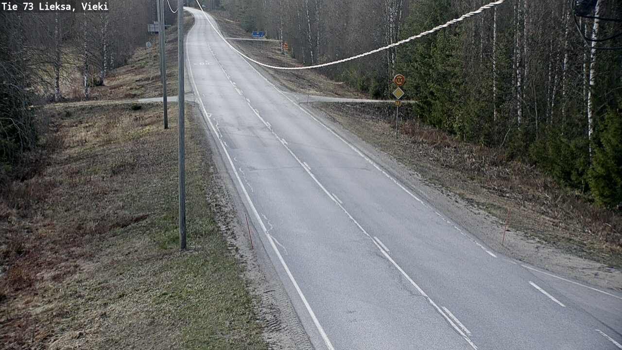 Kelikamerat Kuva Tie 73 Lieksa; Vieki, Lieksa, Pohjois-Karjala