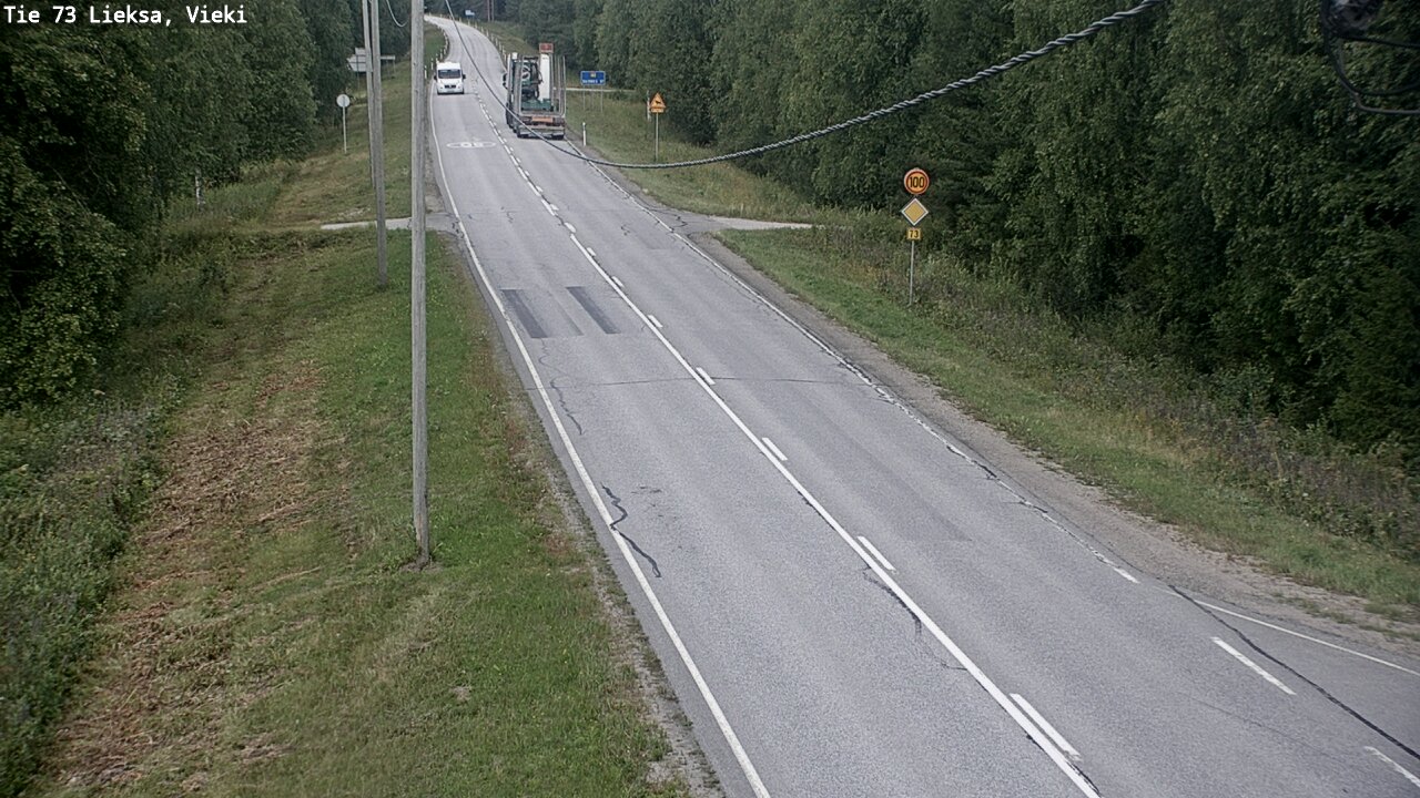 Weather Camera Image Väg 73 Lieksa, Vieki, Lieksa, Pohjois-Karjala