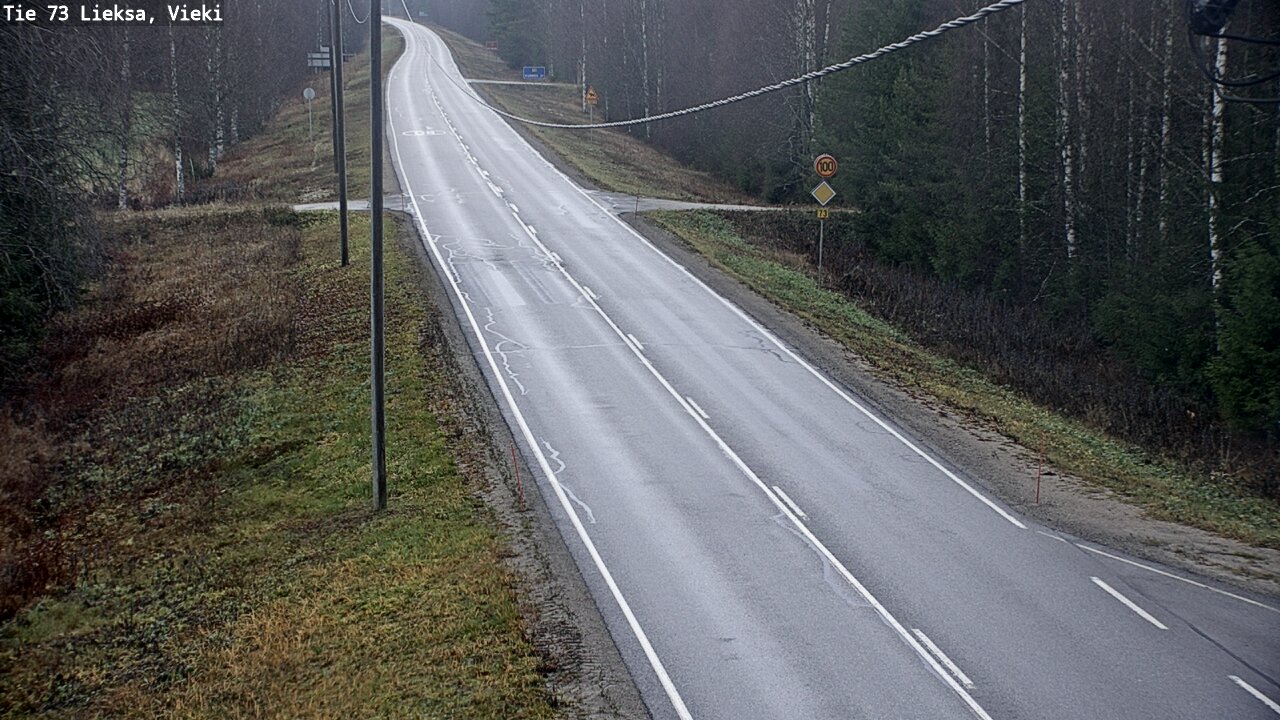 Kelikamerat Kuva Tie 73 Lieksa; Vieki, Lieksa, Pohjois-Karjala