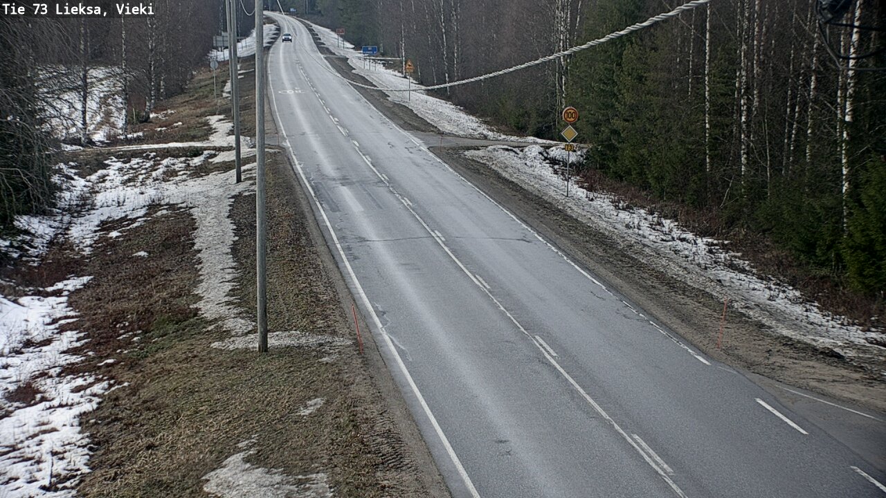 Weather Camera Image Road 73 Lieksa, Vieki, Lieksa, Pohjois-Karjala