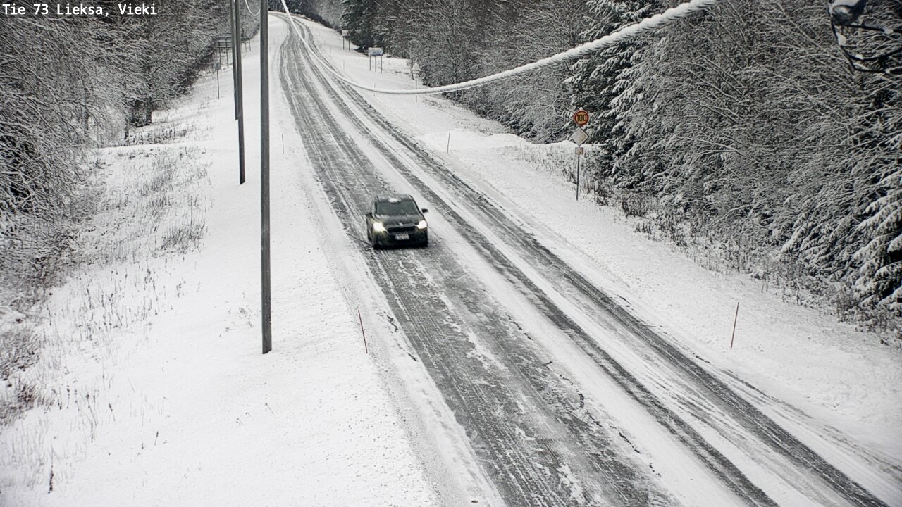 Kelikamerat Kuva Tie 73 Lieksa; Vieki, Lieksa, Pohjois-Karjala