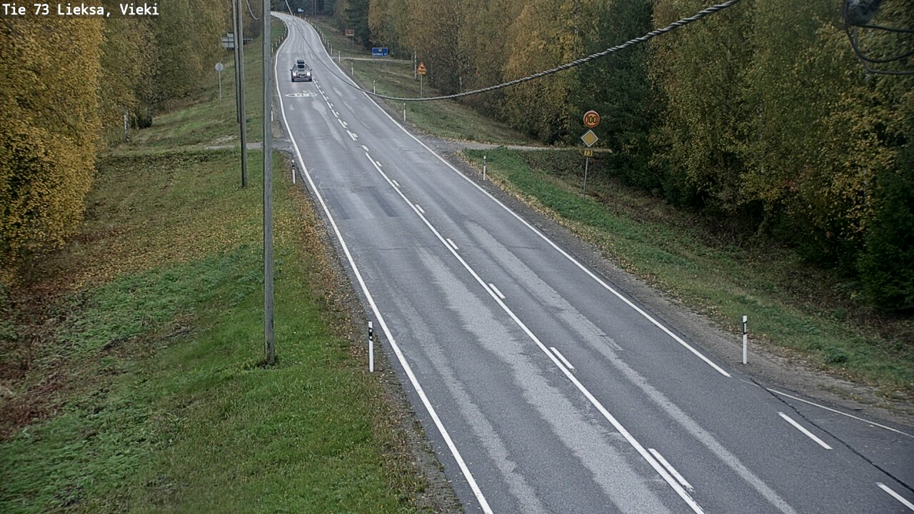 Kelikamerat Kuva Tie 73 Lieksa; Vieki, Lieksa, Pohjois-Karjala