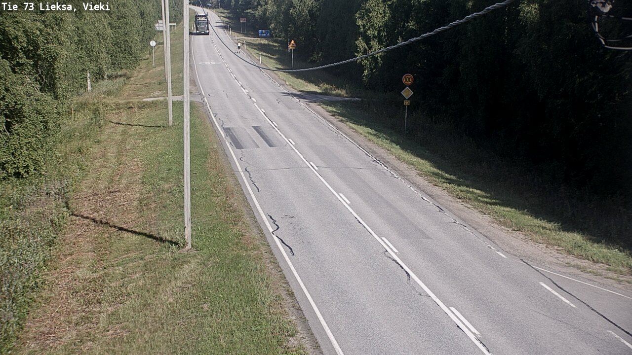 Weather Camera Image Väg 73 Lieksa, Vieki, Lieksa, Pohjois-Karjala