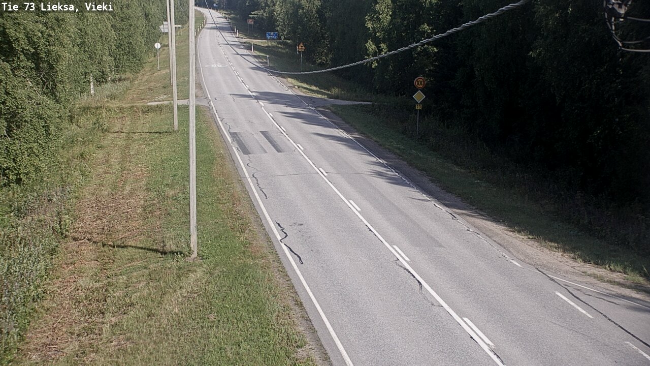 Weather Camera Image Väg 73 Lieksa, Vieki, Lieksa, Pohjois-Karjala