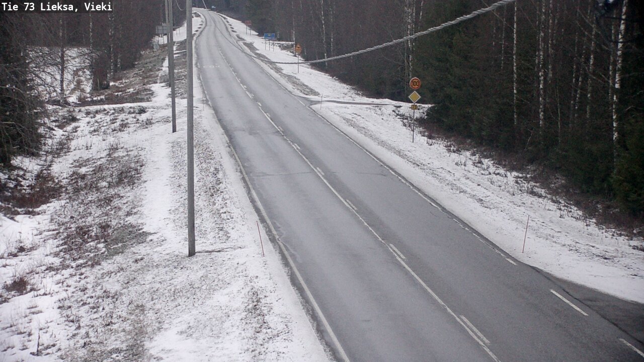 Kelikamerat Kuva Tie 73 Lieksa; Vieki, Lieksa, Pohjois-Karjala