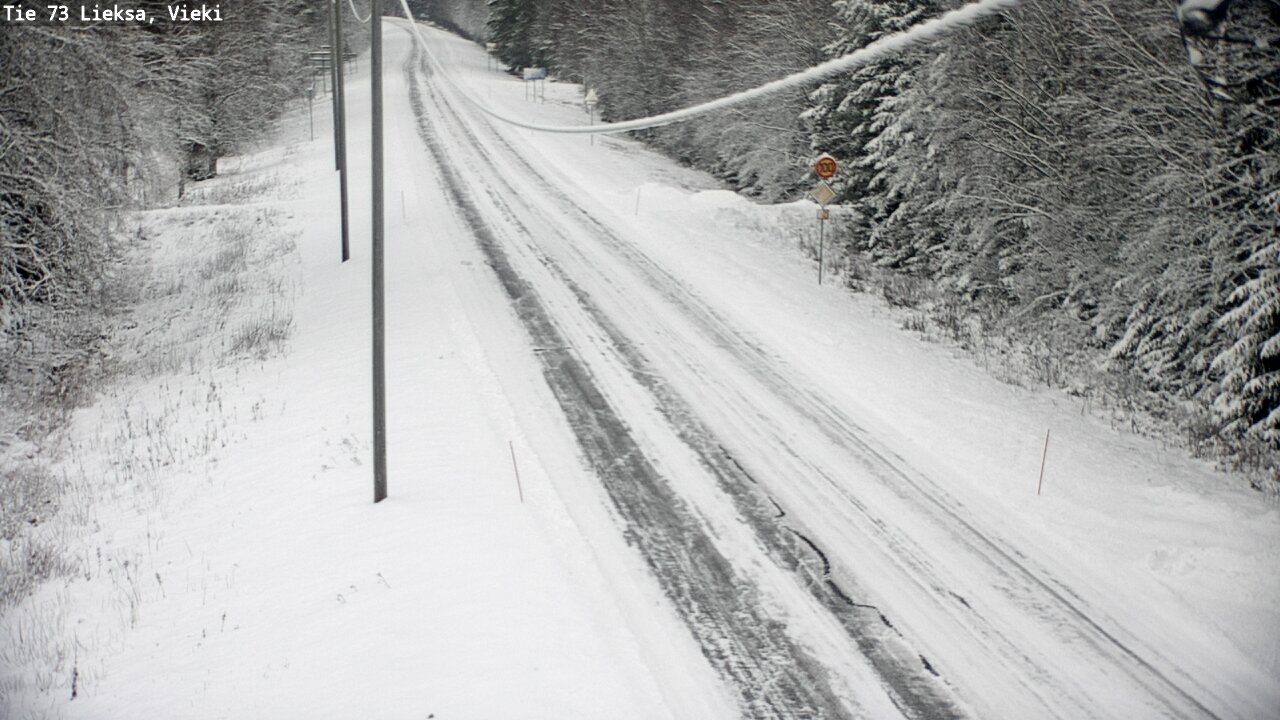 Kelikamerat Kuva Tie 73 Lieksa; Vieki, Lieksa, Pohjois-Karjala