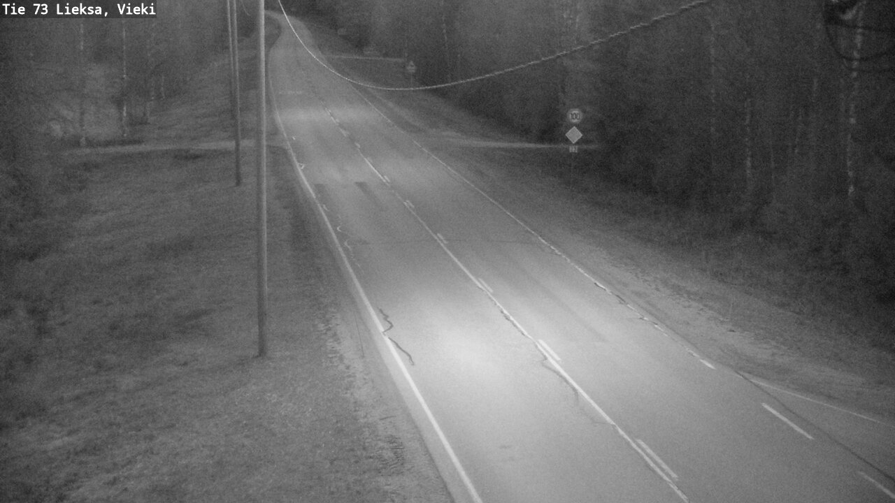 Weather Camera Image Väg 73 Lieksa, Vieki, Lieksa, Pohjois-Karjala