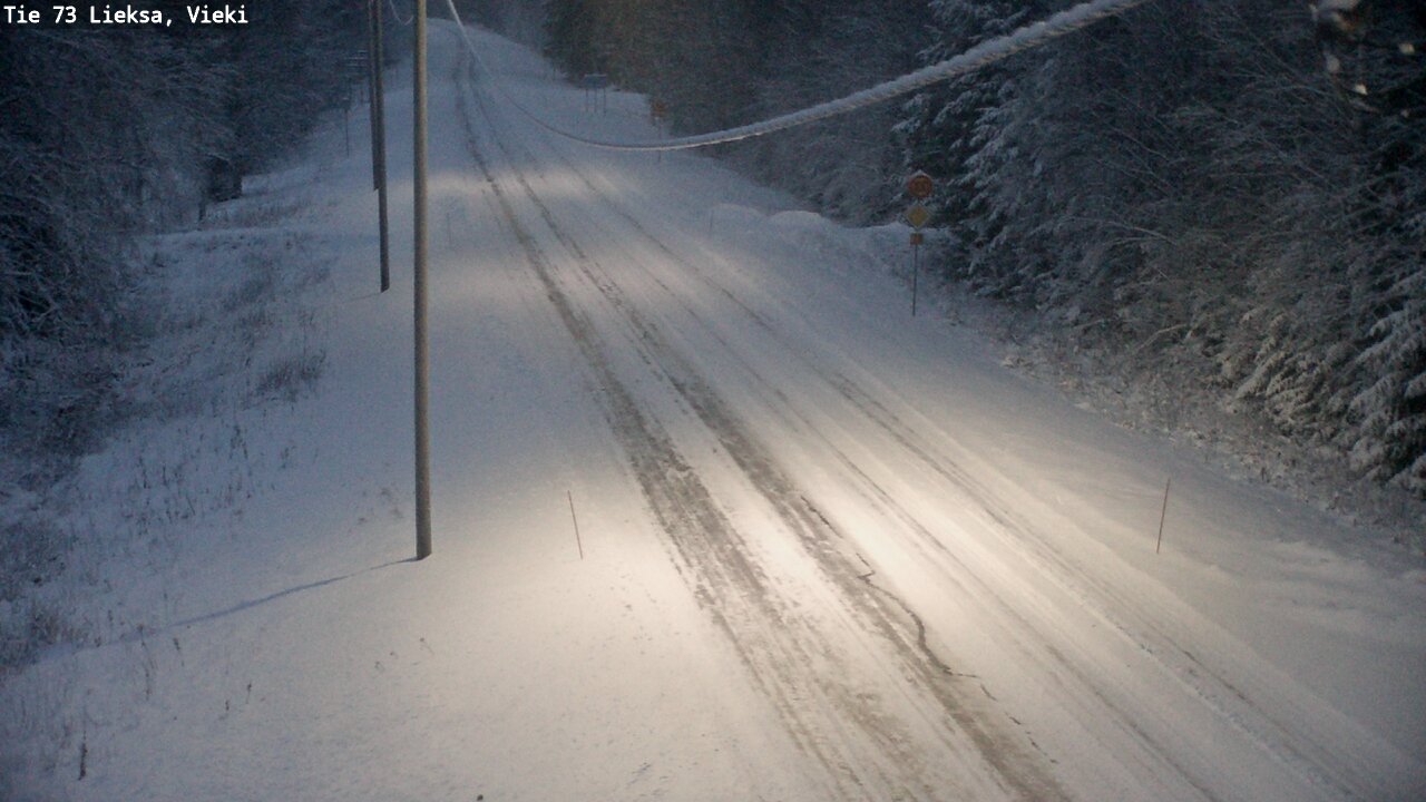 Kelikamerat Kuva Tie 73 Lieksa; Vieki, Lieksa, Pohjois-Karjala