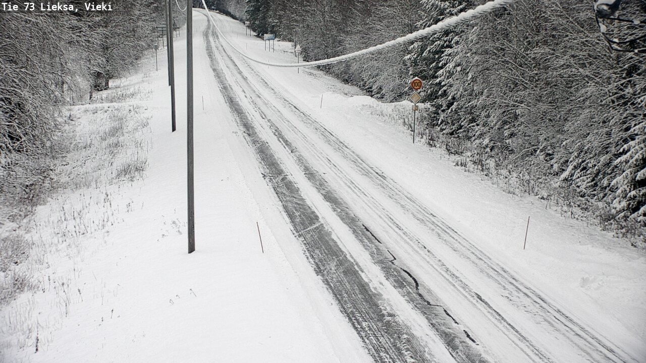 Kelikamerat Kuva Tie 73 Lieksa; Vieki, Lieksa, Pohjois-Karjala