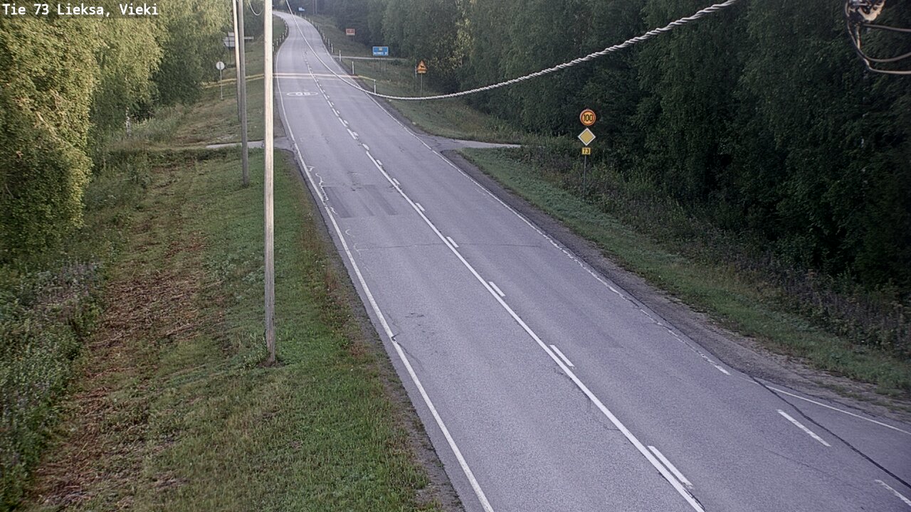 Kelikamerat Kuva Tie 73 Lieksa; Vieki, Lieksa, Pohjois-Karjala