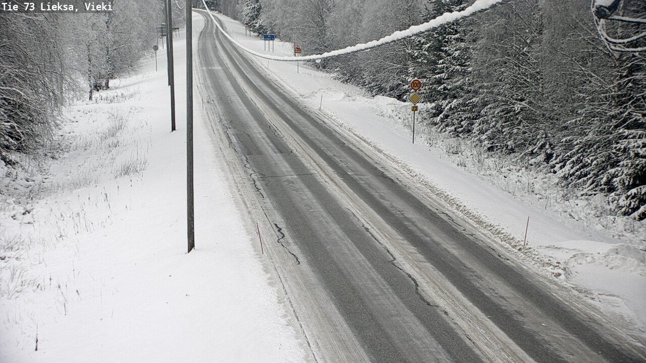 Kelikamerat Kuva Tie 73 Lieksa; Vieki, Lieksa, Pohjois-Karjala