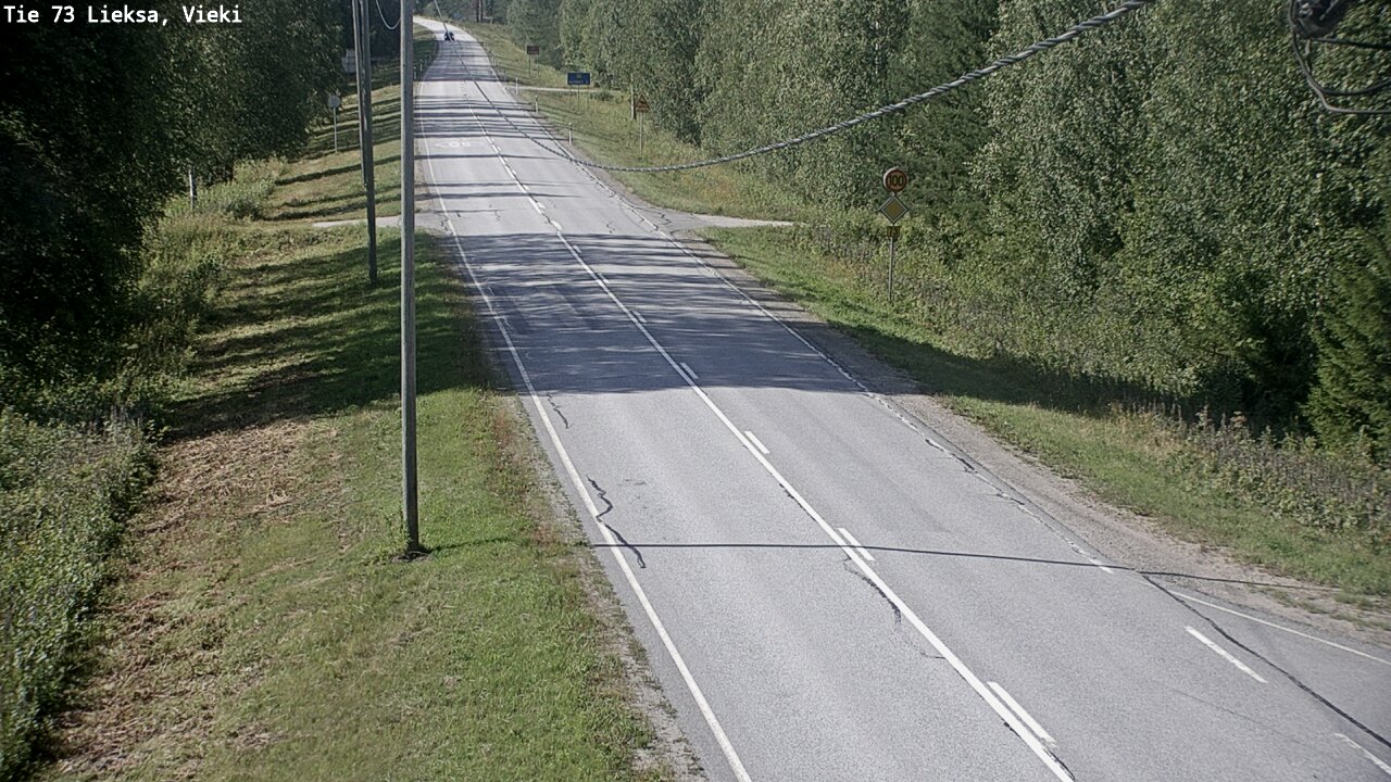 Kelikamerat Kuva Tie 73 Lieksa; Vieki, Lieksa, Pohjois-Karjala